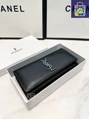 【今日特価】Yves Saint Laurent イヴ・サンローラン クラシックウォレットシリーズ 輸入小牛皮を採用し質感に優れる