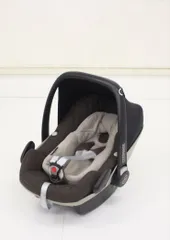 マキシコシ ペブルプラス MAXI-COSI Pebble Plus アースブラウン 新生児～1歳頃 シートベルト固定 クリーニング済み A9123438