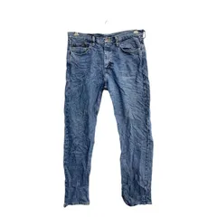 Wrangler デニムパンツ W33 ラングラー リラックスフィット ブルー コットン メキシコ製 古着卸 アメリカ仕入 2502-142