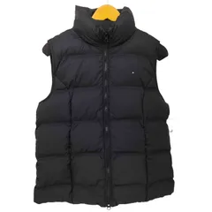 トミーヒルフィガー TOMMY HILFIGER ロゴ刺繍 ダウン ベスト レディース  L/G