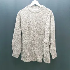 ◇ AMERICAN HOLIC カジュアル ハイネック 秋冬素材 シンプル リブ 長袖 ニット セーター サイズL ベージュ レディース E  【1310300011460】