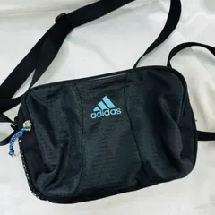 A【普段使い】adidas アディダス ショルダーバッグ ナイロン製 ブラック ブルー 軽量 レディース メンズ ユニセックス バッグ スポーツ