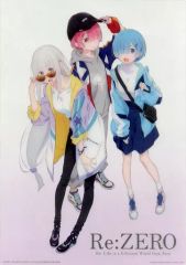 [중고] 잡화 에밀리아 & 렘 & 램 클리어트 [이치반 쿠지 Re:제로부터 시작하는 이세계 생활-이야기는 To be continued-] E상