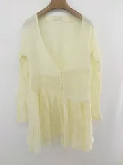 ◇ Ungrid アングリッド レース 長袖 シャツ ブラウス サイズF アイボリー レディース P  【1301190013061】