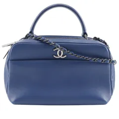 レア！確実正規品　CHANEL ハンドバッグ ボストンバッグ　ボーリングバッグ 希少キャビアスキン【CHANEL】 ボーリングバッグ 25A (CHANEL