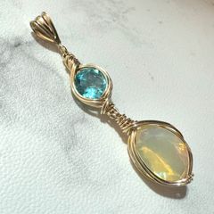 アパタイト オパール ペンダントトップ
