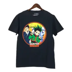 HUNTER×HUNTER ハンターハンター 半袖Ｔシャツ アニメ キャラクター ブラック(メンズ L)中古 古着 U2679のサムネイル