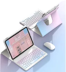 新品 マウス付き iPad Air 11（M2）2024 キーボードケース iPad Pro11 第 4 3 2 1世代 キーボードケース 360度回転式 iPad Air5 /Air4 ケース マグネット式 分離式 透明カバー 取り外し可能な Bluetoo