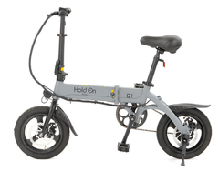電動アシスト自転車HoldOn Q1J(新型)★折りたたみ★送料無料★大人気★ カラー:ステルスグレー【新品・未開封】