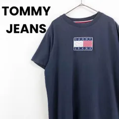 TOMMY JEANS トミージーンズ　半袖Tシャツ　ワッペン　ビッグロゴ　M