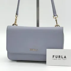 【良品】 フルラ リーヴァ 型押し 2way ウォレットショルダー レザー 緑 良品】 フルラ リーヴァ 型押し 2way ウォレットショルダー