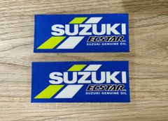 ★アウトレット★新品 MotoGP SUZUKI ECSTAR 反射 ステッカー 12 cm レーシング スポーツ デカール シール