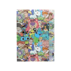 ディズニー トイストーリー 30th ダイカットクリアファイル5P 集合 文具 日本製 Disney