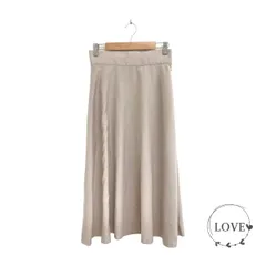 ★美品★ a.v.v. standard ロングスカート フレア 無地 ポ k1