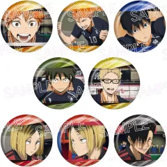 【中古】バッジ・ビンズ 全8種セット 「ハイキュー!! 百面相缶バッジ vol.6」