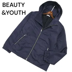 BEAUTY&YOUTH ユナイテッドアローズ 通年★ ナイロン マウンテン パーカー ジャケット Sz.XL メンズ ネイビー 大きいサイズ