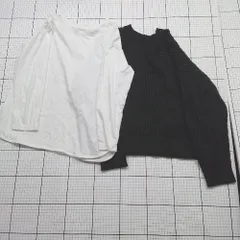 ◇ Θ アデイインザライフ シンプル系 長袖 透け柄長袖シャツ サイズ表記なし ブラック系 レディース E  【1508260028530】