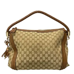 GUCCI(グッチ) ショルダーバッグ ベラ/GG柄 269949 ベージュ×ブラウン レザー