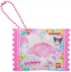 【中古】食玩 キーホルダー 5.マイメロディ 「サンリオキャラクターズ グミチュアチャームGUMMY＆ミニポーチ」