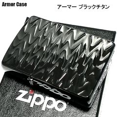 ZIPPO ZIPPO アーマー ジッポ ブルーチタンロール ライター チタン加工 彫刻 両面加工 青 かっこいい 重厚 おしゃれ 高級 メンズ プレゼント