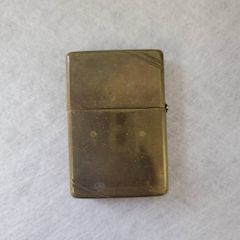 Zippo　ZIPPO　ジッポライター　ライター　オイルライター　ソリッドブラス　USA製　made in USA 　ジャンク品