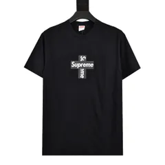 限定SALEお得シュプリーム　supreme クロスボックスロゴ　Tシャツ　M Tシャツ/カットソー(半袖/袖なし)