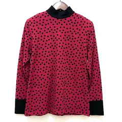 #wnc クリスチャンディオール プレタポルテ ChristianDior カットソー M 赤系 黒 ニット ドット ヴィンテージ レディース [909360]のサムネイル