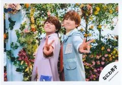 【中古】生写真(ジャニーズ) なにわ男子/藤原丈一郎・大橋和也/横型・上半身/シングル「ハッピーサプライズ」MV＆ジャケ写オフショット/公式生写真