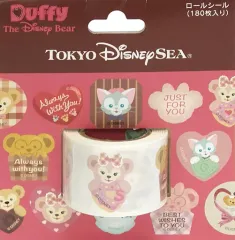 【中古】シール・ステッカー ダッフィー＆シェリーメイ＆ジェラトーニ ロールシール 「スウィート・ダッフィー2017」 東京ディズニーシー限定