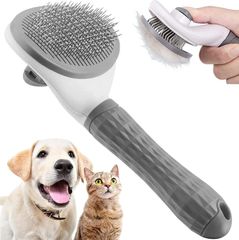 ペットブラシ 猫 ブラシ 犬 ブラシ 【ワンプッシュ式！】キャットブラシ スリッカーブラシ ワンプッシュ脱毛ブラシ 皮膚に優しいブラシ ブラッシングブラシ 毛玉取りブラシ 丸洗い可能 適切ペット猫と犬 短毛 中毛 長毛種向け