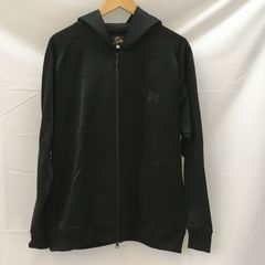 NEEDLES ニードルス ZIPPED HOODY -BRIGHT JERSEY ブラック パーカー ジャージ /m 250408 02093hi◇128
