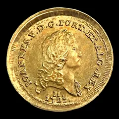 最終価格　ポルトガル　新クルザード金貨　1748