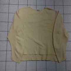 ◇ ⊇ マウジー シンプル系 長袖 長袖ニット サイズF イエロー系 レディース E  【1509100032168】