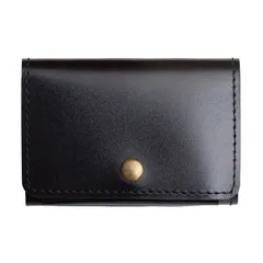 ミニ財布 財布 メンズ コンパクト 【雑誌掲載】 小さい財布 コンパクト財布 本革 1 (ブラック) [ブラック]