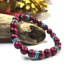 パワーストーン ブレスレット ピンクタイガーアイ （ライトブルー）レディース 女性  数珠ブレス 開運 プレゼント ギフト [20]