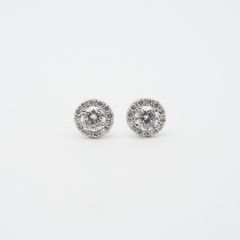 ティファニー ソレスト ピアス スモール 0.26ct 0.06ct Pt950 SAランク