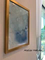 アルコールインクアート　原画　A4