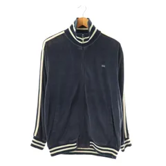 バンズ VANS ベロアトラックジャケット ジップアップ M ネイビー /HK ■OSのサムネイル