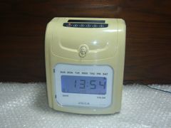 VT-3000 voice　タイムレコーダー　インク新品　カギ、タイムカード20枚付き