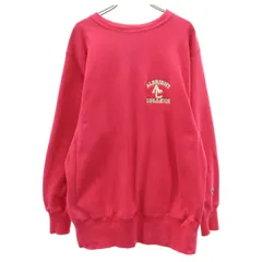 Champion チャンピオン 90s USA製 刺繍タグ オールド 長袖 リバースウィーブ スウェット トレーナー L ピンク メンズ 古着