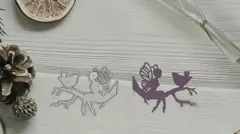 カッティングダイ　妖精　フェアリー　1547 スクラップブッキング　コラージュ