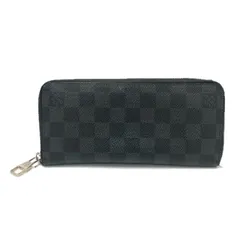 LOUIS VUITTON ルイ・ヴィトン ラウンドファスナー ジッピーウォレット・ヴェルティカル N63095 長財布 ダミエグラフィットキャンバス ブラック メンズ 【中古】