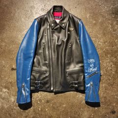 希少】SAINT LAURENT L17 ブラッドラスターライダースジャケット
