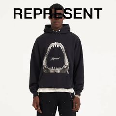 【新品】REPRESENT - SHARK JAWS フーディ ｜ ブラック