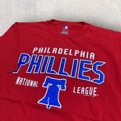 US古着 MLB 野球 ベースボール PHILLIES フィラデルフィア フィリーズ Tシャツ L レッド
