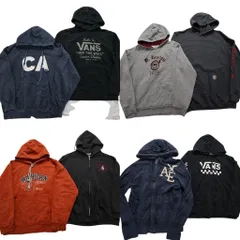 古着卸 まとめ売り ブランドMIX パーカー スウェット 8枚セット (メンズ Ｍ /Ｌ ) バンズ 中古 古着 NA9506