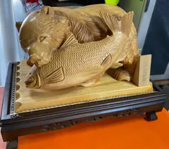 木彫り熊 サイトウ作 木彫りの熊 木彫彫刻熊 置物　斉藤文雄作 北海道 工芸品 北海道 木彫り熊 ／ サイトウ作 - メルカリ