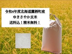 令和4年度 北海道産ゆきさやか 玄米20kg 精米無料！