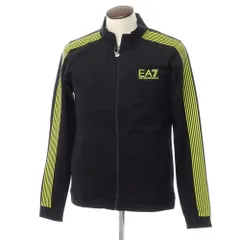 【中古】【未使用】エンポリオ アルマーニ EMPORIO ARMANI EA7 コットンスウェット ジップアップ ジャージ ブラック【サイズL】【メンズ】のサムネイル