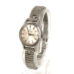 OMEGA オメガ SEAMASTER シーマスター SS/手巻き シルバー文字盤 レディース腕時計 稼働品 【OE-773】